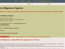 Tablet Screenshot of la-regence-cigares.info